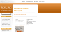 Desktop Screenshot of movimentohumanista.org